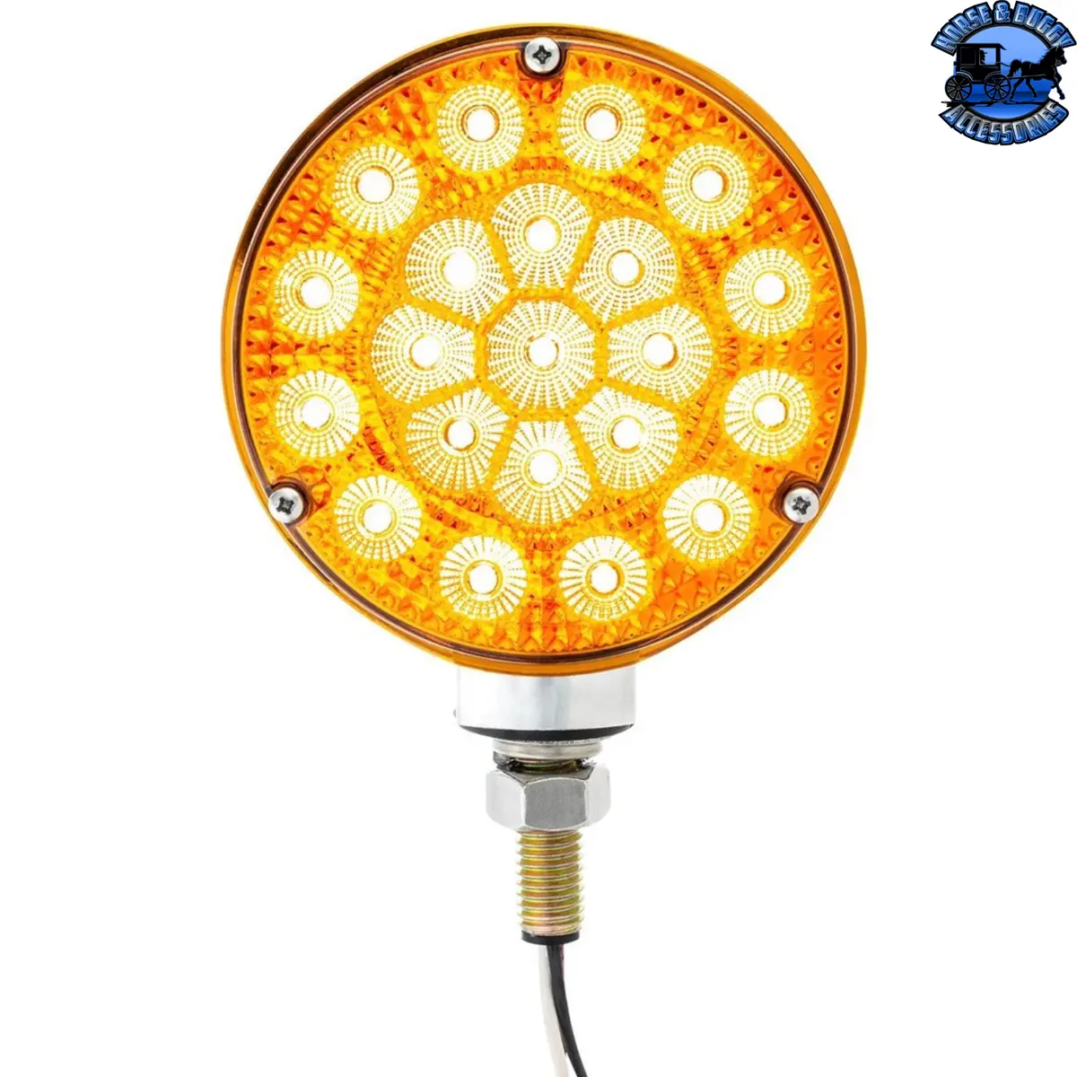 Up-42 Led Reflector Double Face Competition Series Turn Signal Light-Amber & Red Led (Choose Lens Color) 1