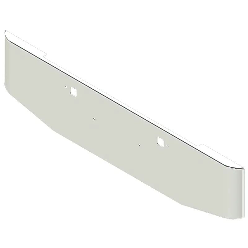 E-Hv-0010-32 22'' Tapered To 17'' Pete 389  Bumper W/Tow & Bolt Hole 1