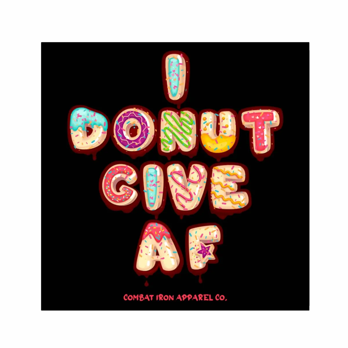 I Donut Give A Fuck Doughnut Edition Decal 1