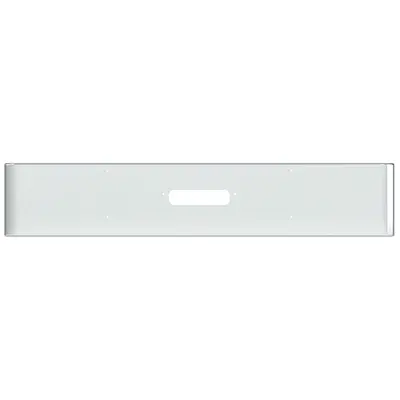 Ih-0010-060 2008 And Later 4900 Ex International 18" Rolled End Square 10 Ga Steel Chrome Bolt Holes, Center Tow Pin Hole 1