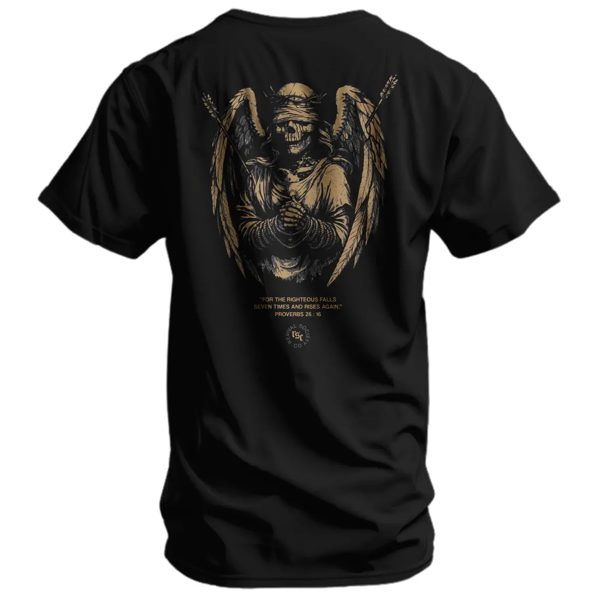 Righteous Falls Seven Times Men's T-Shirt 1