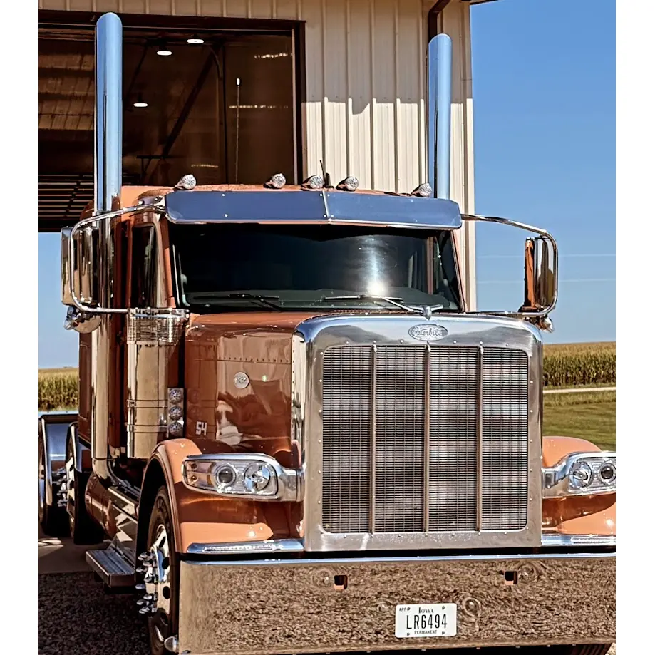#2.1-Oe-Bm-Bo-St-9.5-Ss Peterbilt & Kenworth Sunvisor - (Fits All 2.1M Cabs -With A Oem 5 Bracket Visor) 1