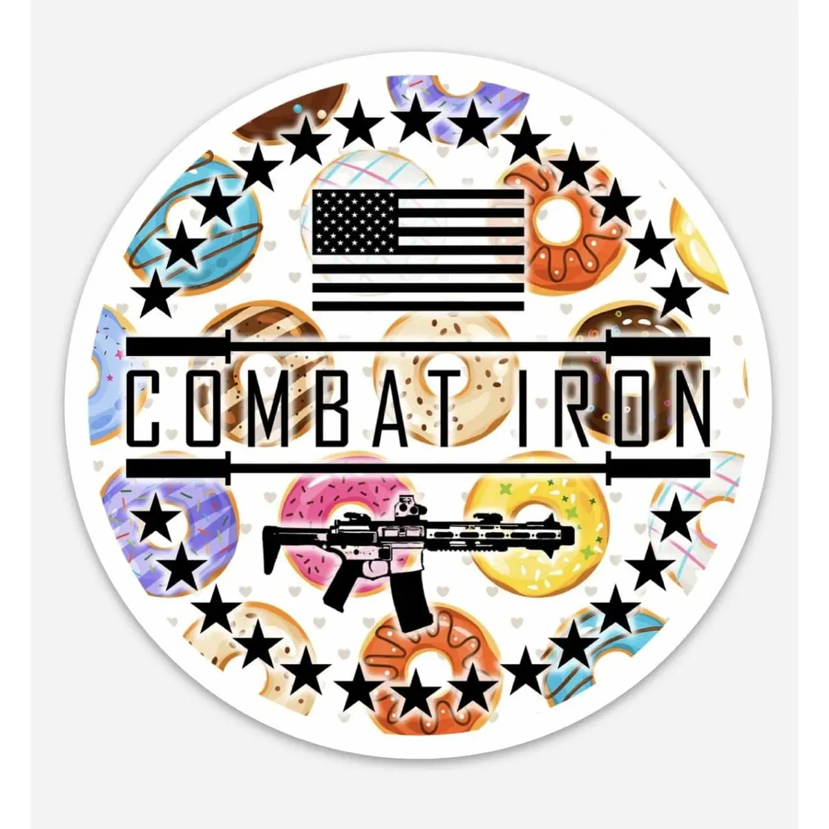 Cia Circle Star Donut Edition Decal 1