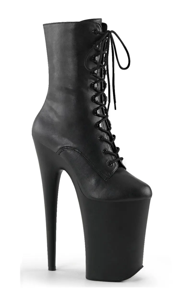 Pleaser Usa Infinity-1020 9Inch Boots - Matte Black 1