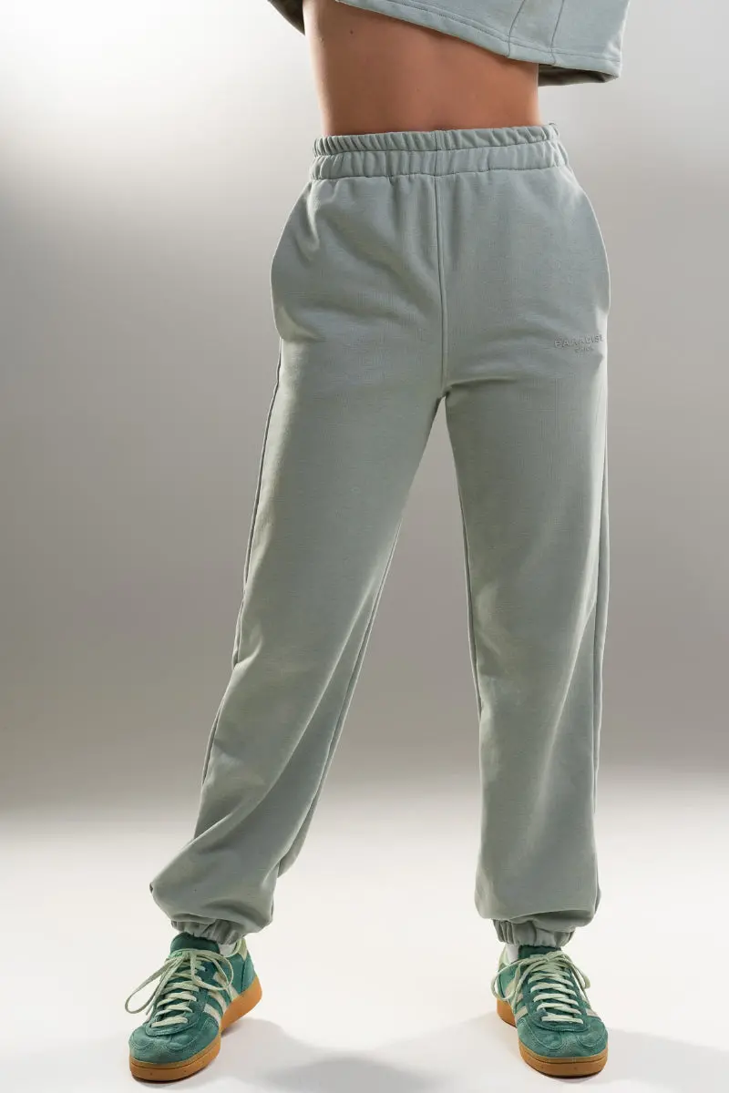 Paradise Chick Supreme Jersey Logo Joggers - Pistachio 1