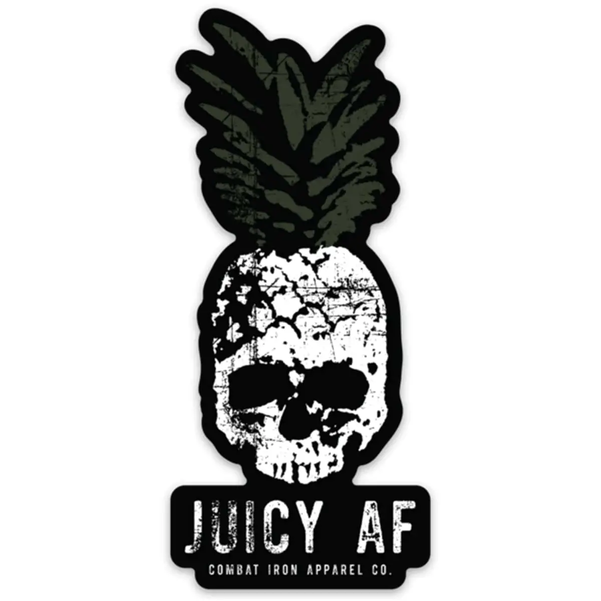 Juicy Af Pineapple Decal 1