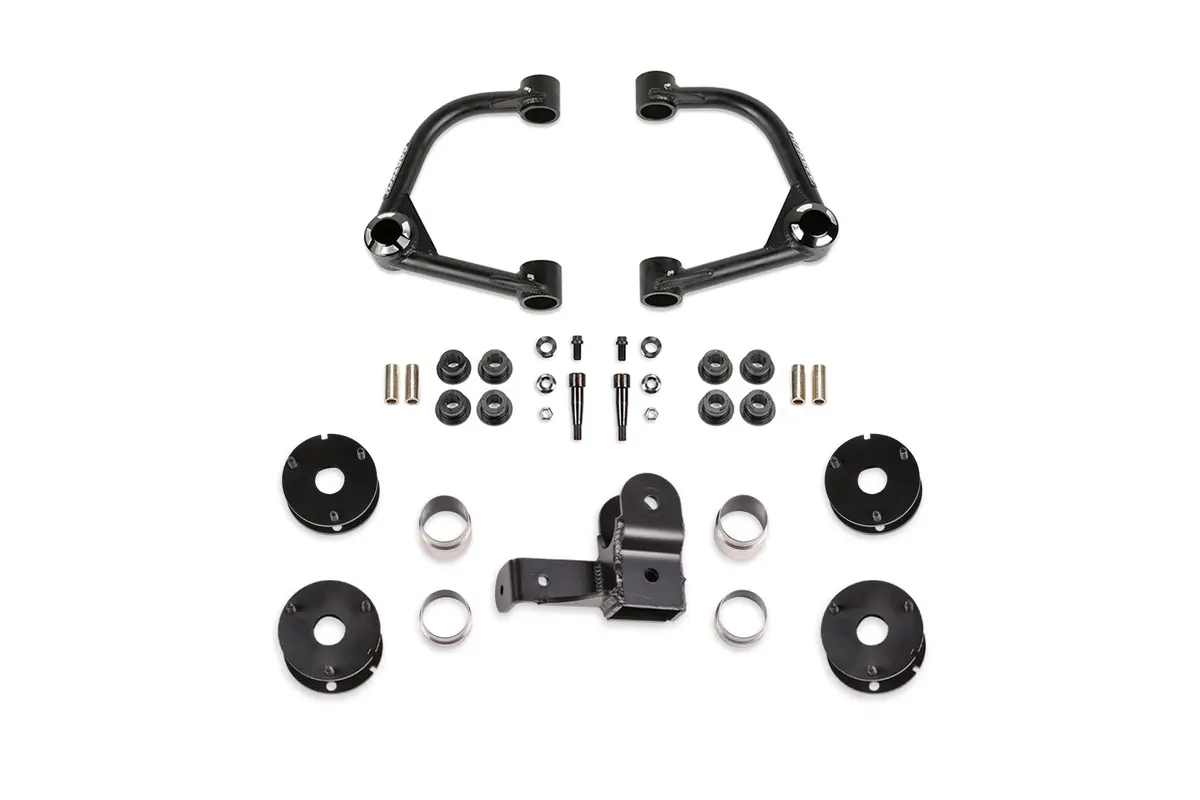Fabtech - 4″ Uniball Uca Lift Kit – Front Shock Spacers & Rear Shock Spacers 1