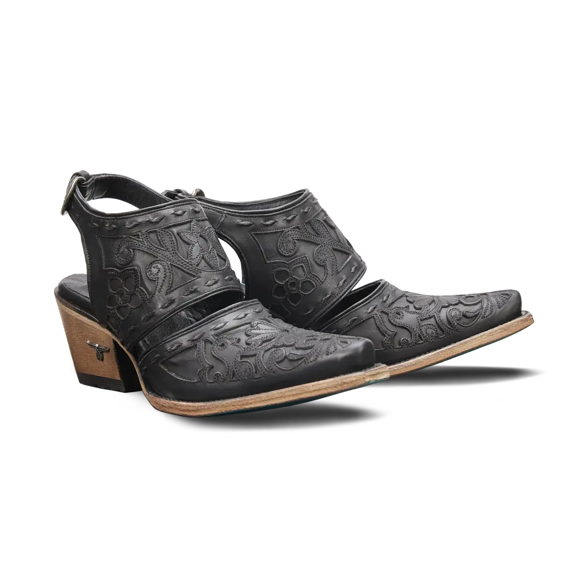 Robin Slingback Mule - Jet Black 1