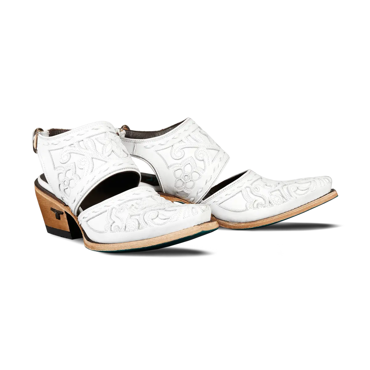 Robin Slingback Mule - Matte White 1