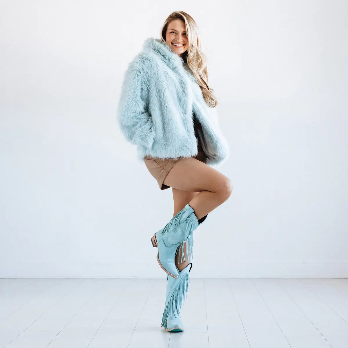 Senita Falls Boot - Powder Blue 3