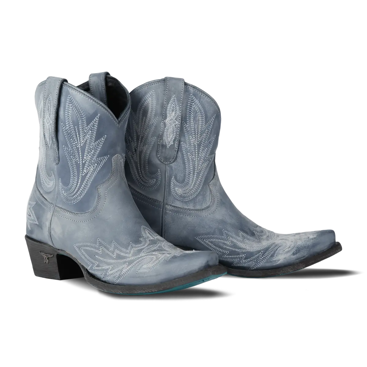 Lexington Bootie - Washed Denim 1