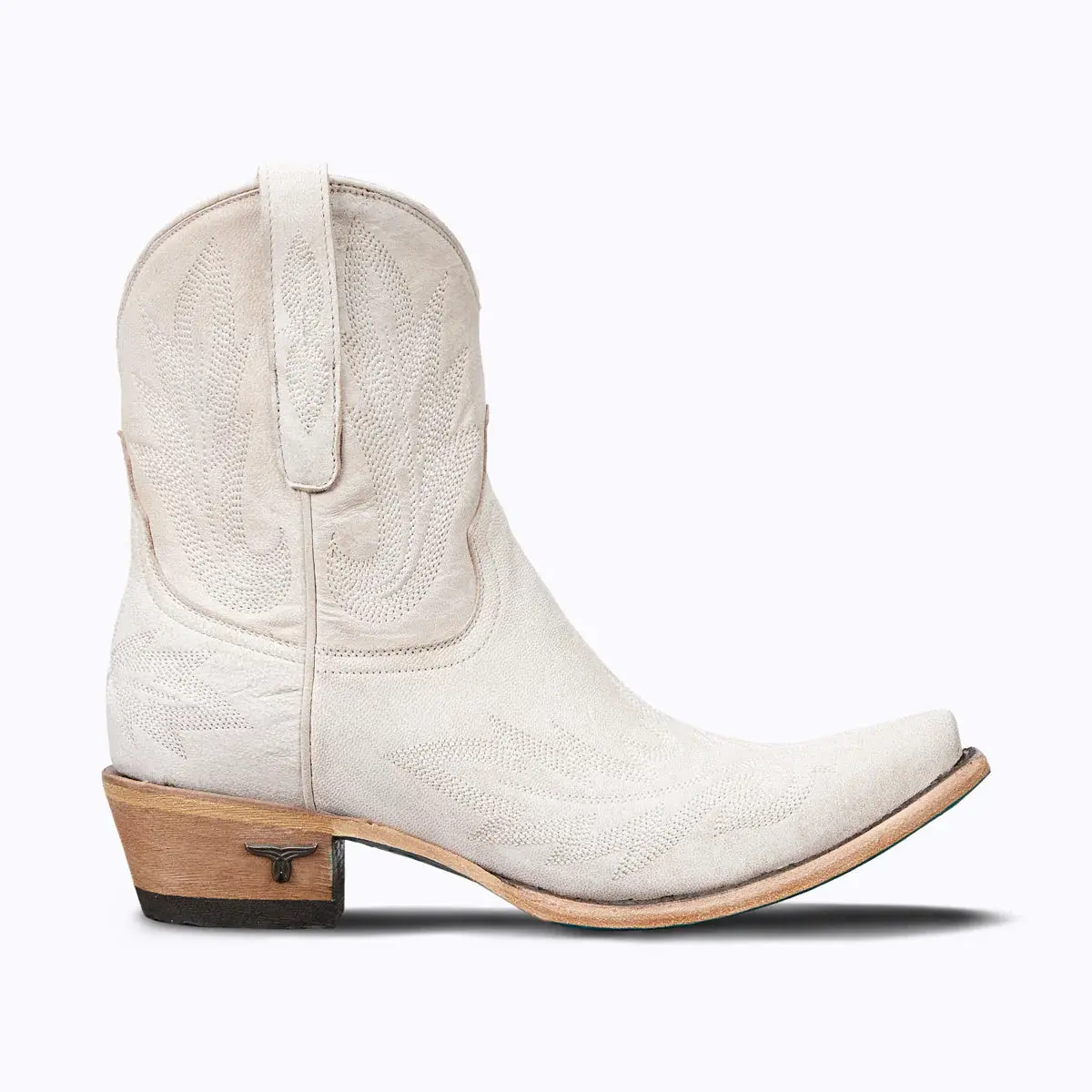 Lexington Bootie By Lane Boots, Ceramic Crackle Western Boots| Bourbon Cowgirl 1