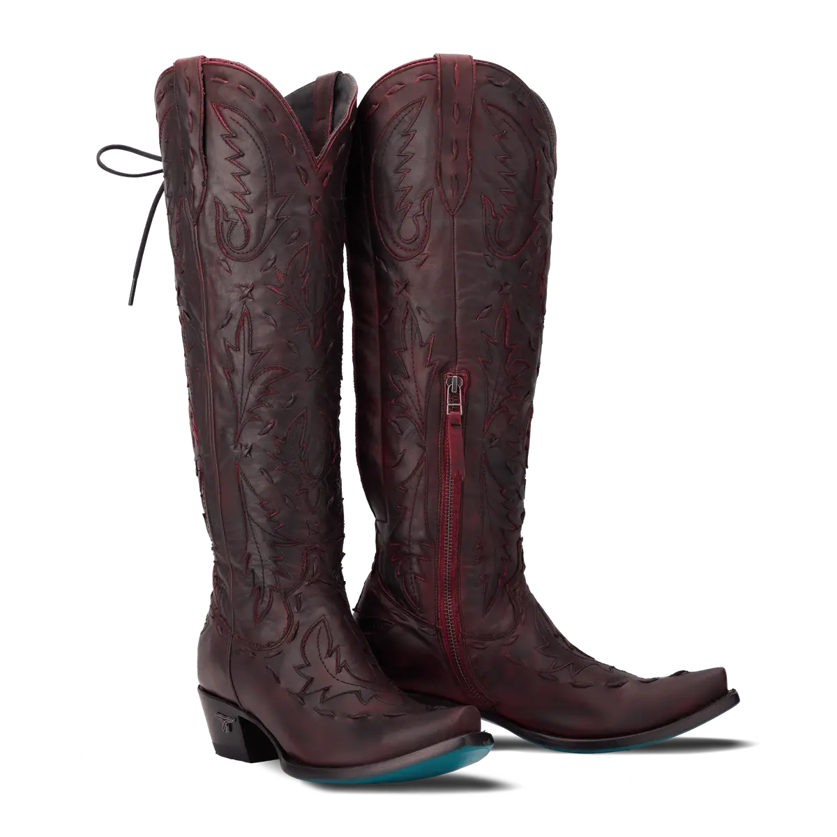 Reverie Knee High Corset - Black Cherry 1