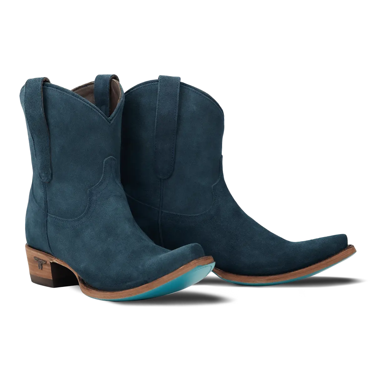Emma Jane Bootie - Navy Suede 1