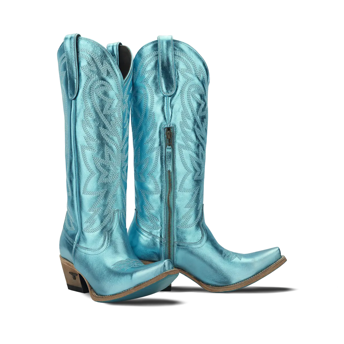 Smokeshow Boot - Turquoise Metallic 1