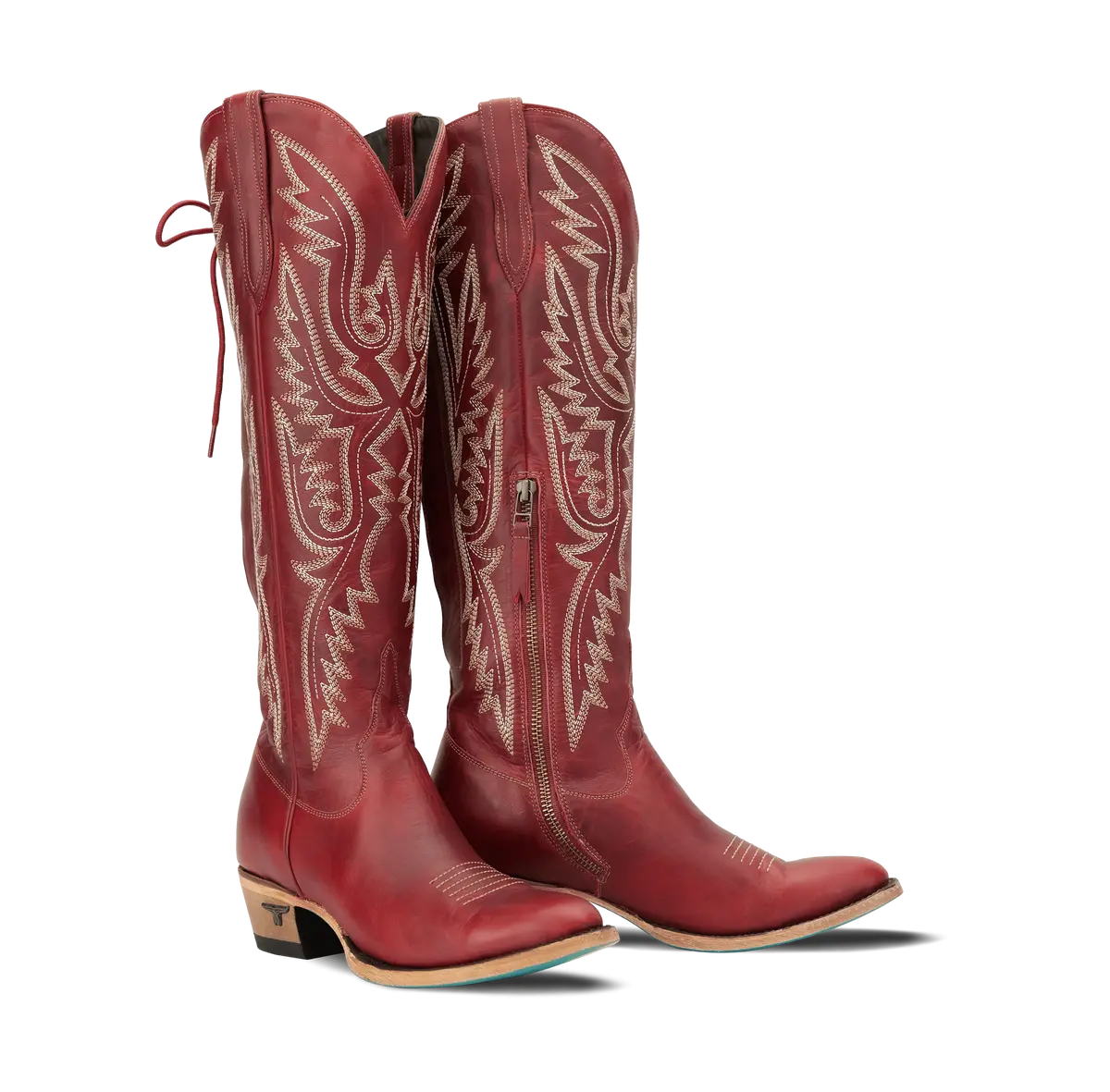 Monica Knee High Corset - Smoldering Ruby 1