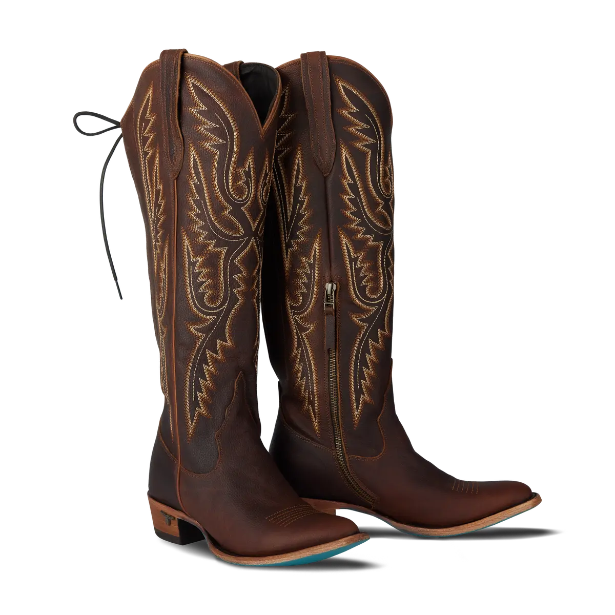 Monica Knee High Corset - Cognac 1