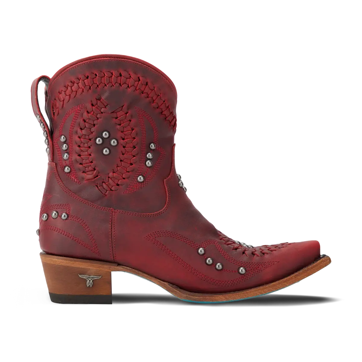 Cossette Bootie By Lane Boots Smoldering Ruby | Bourbon Cowgirl 1