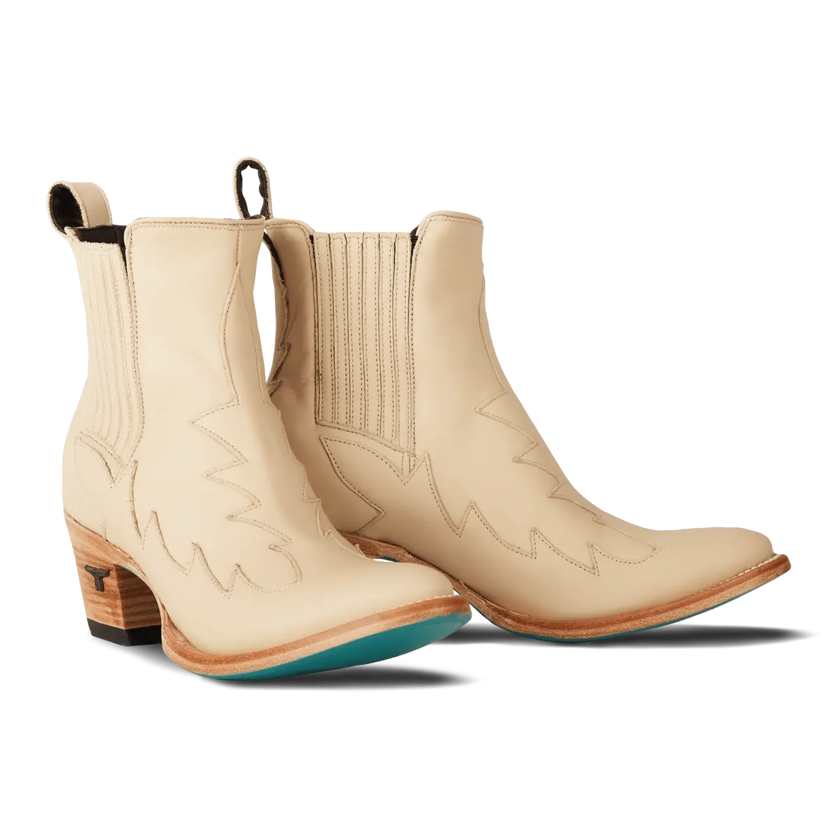 Western Chelsea Bootie - Pale Ivory 1