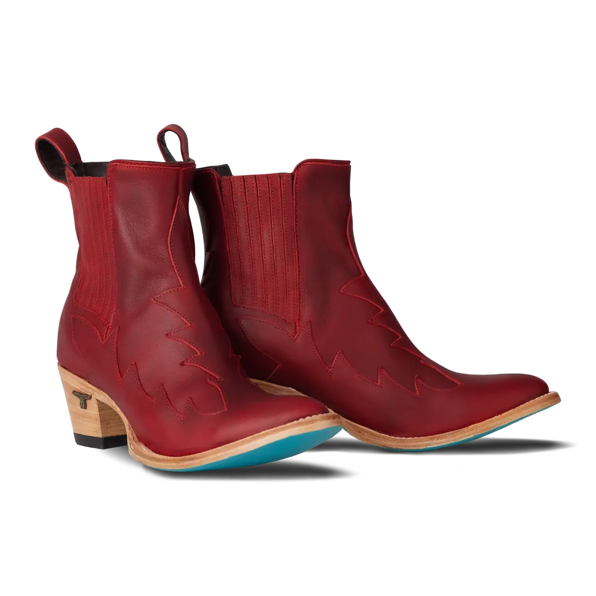 Western Chelsea Bootie - Smoldering Ruby 1