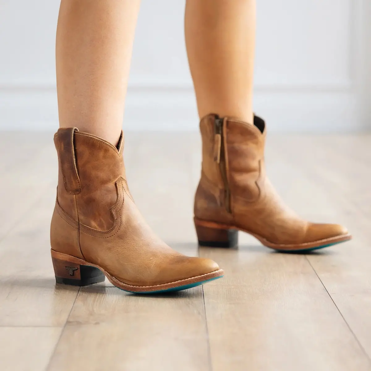 Plain Jane Bootie By Lane Boots Desert Clay| Bourbon Cowgirl 2