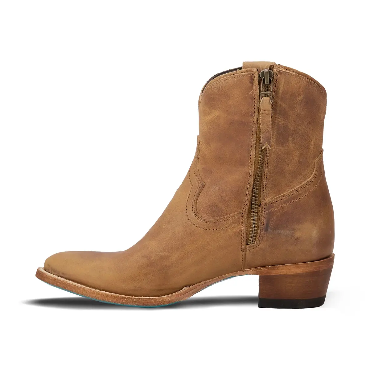 Plain Jane Bootie By Lane Boots Desert Clay| Bourbon Cowgirl 3