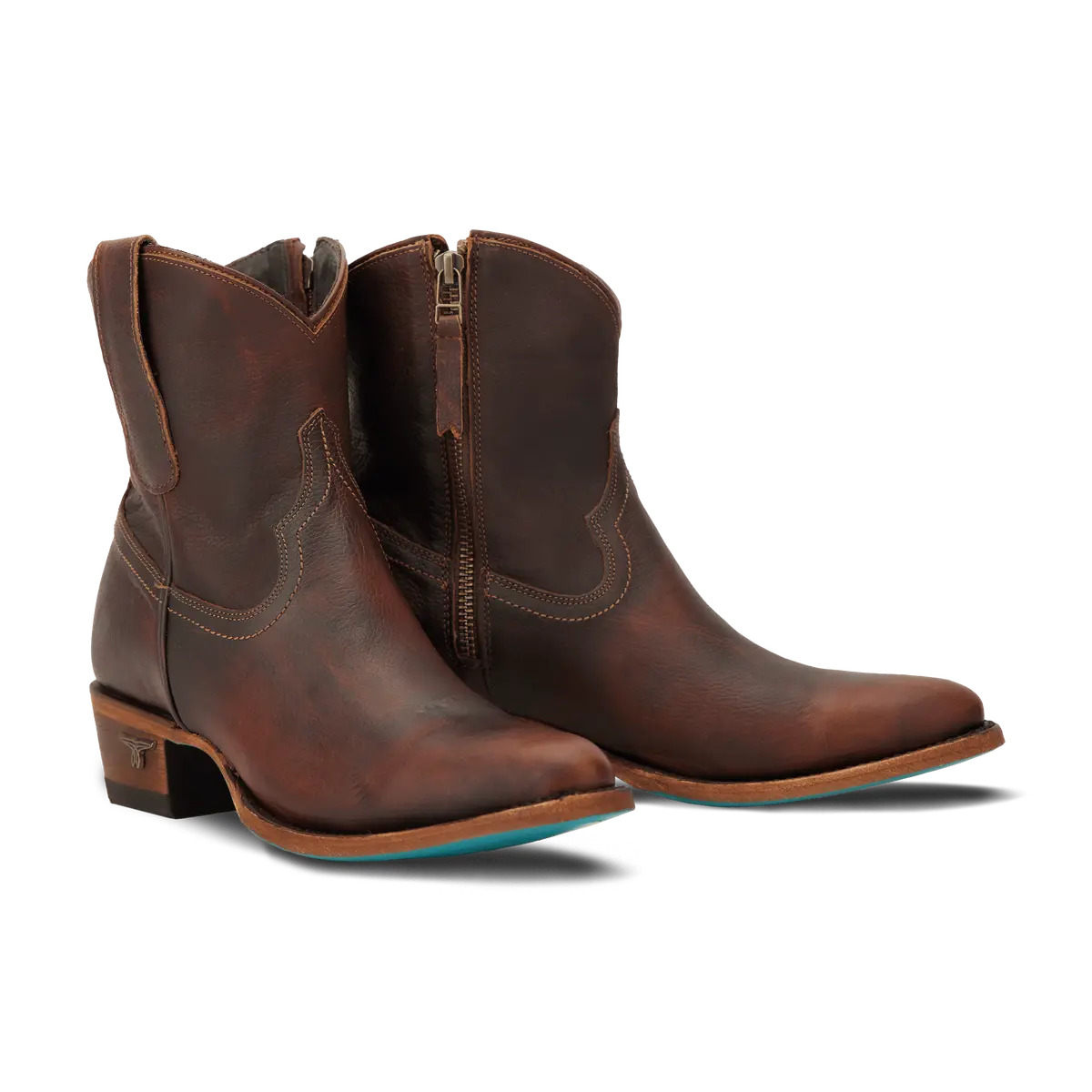 Plain Jane Bootie - Cognac 1