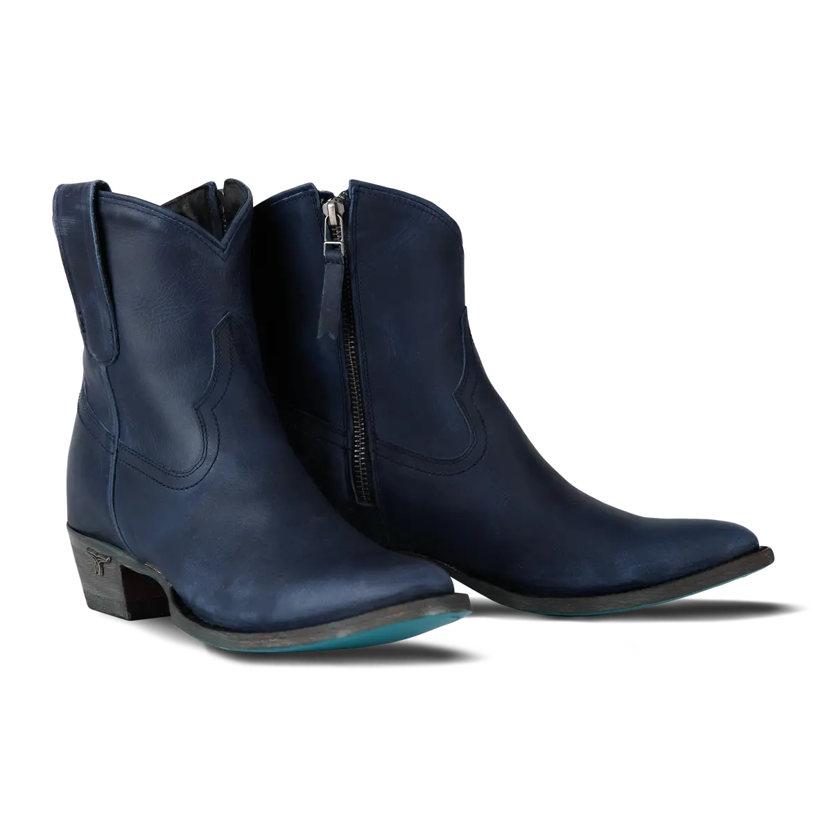 Plain Jane Bootie - Midnight Navy 1