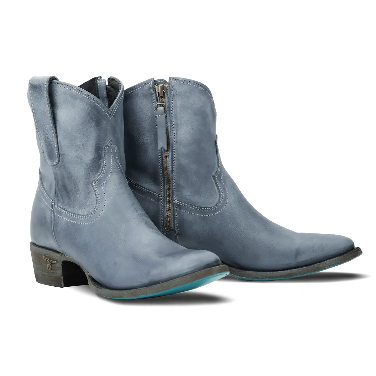 Plain Jane Bootie - Washed Denim 1