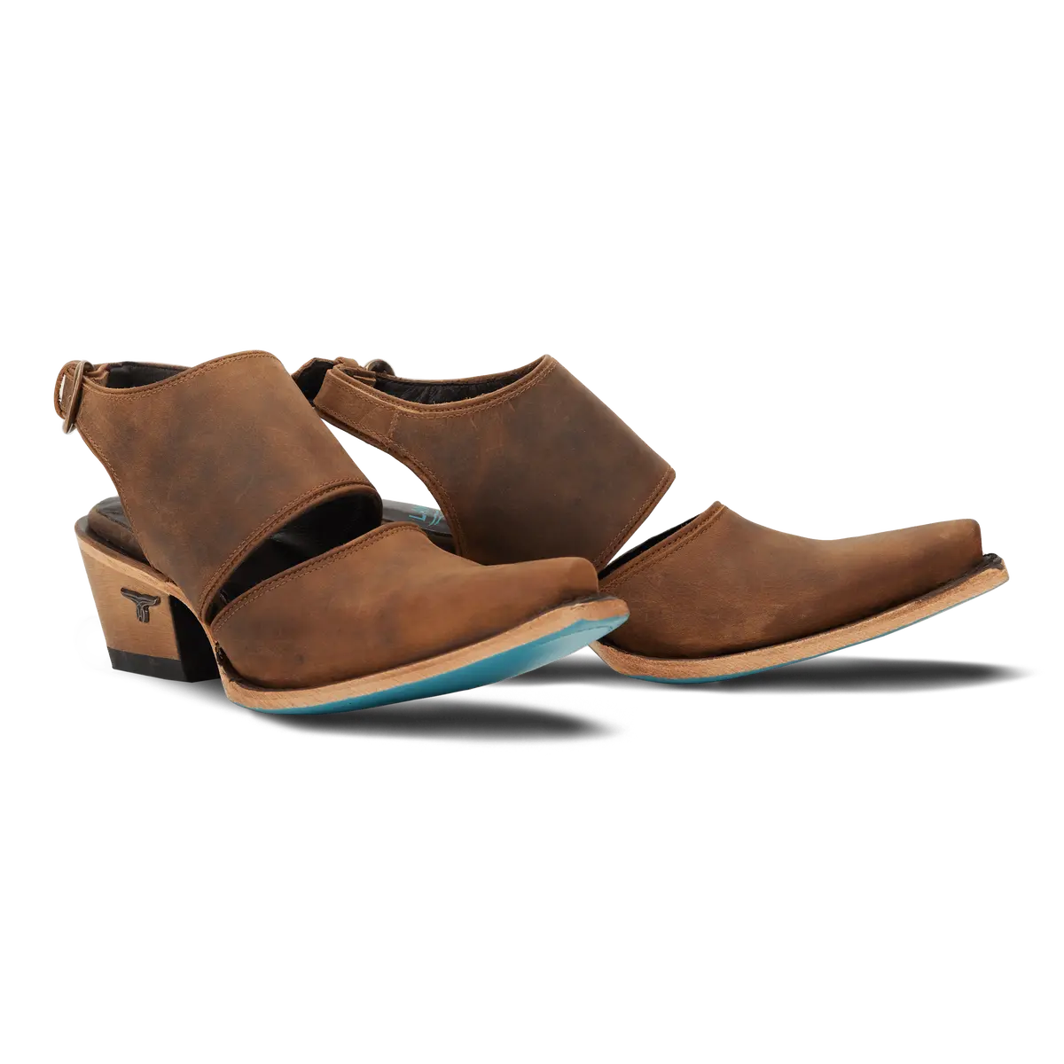 Plain Jane Slingback Mule - Burnt Caramel 1