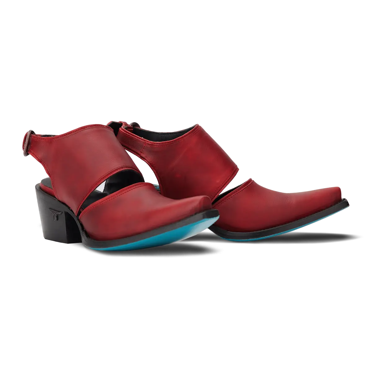 Plain Jane Slingback Mule - Smoldering Ruby 1