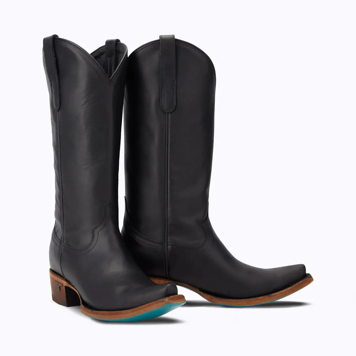 Emma Jane By Lane Boots, Jet Black Cowgirl Boots| Bourbon Cowgirl 1