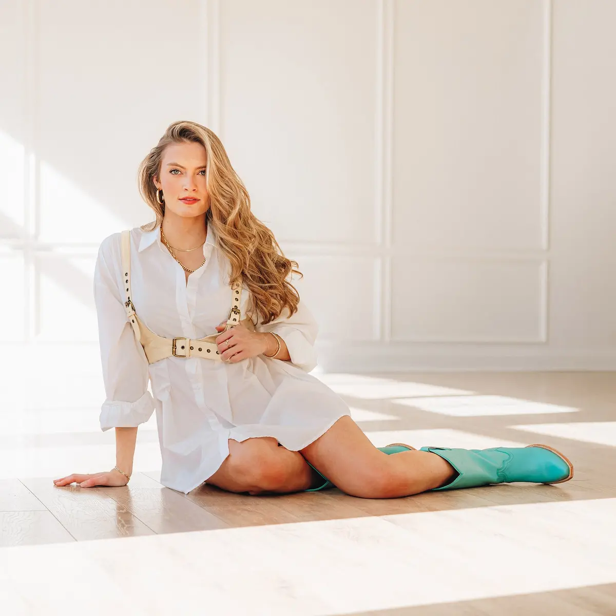 Emma Jane Boot - Turquoise Blaze 9