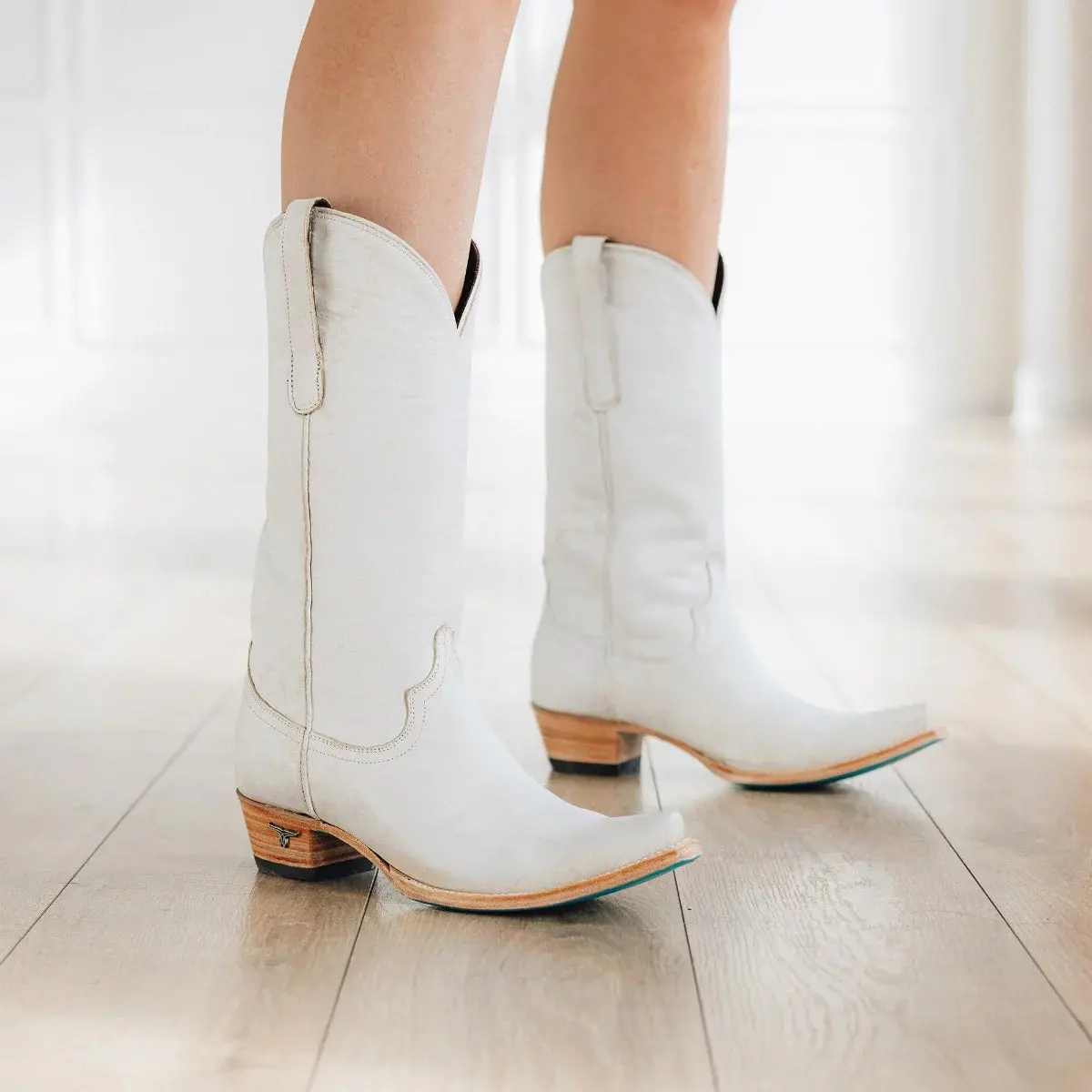 Emma Jane By Lane Boots, Ceramic Crackle Cowgirl Boots| Bourbon Cowgirl 3