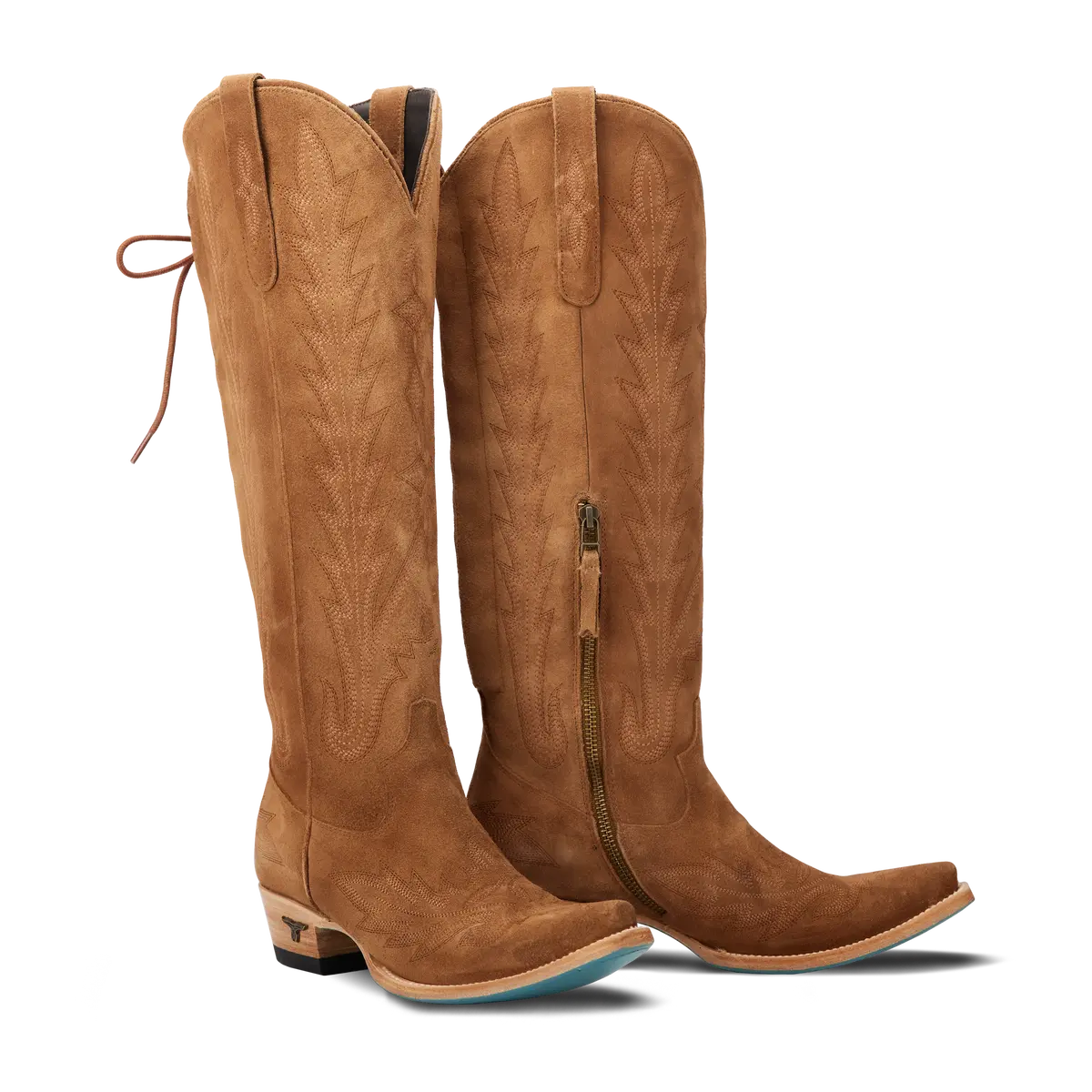 Lexington Knee High Corset - Toffee Suede 1