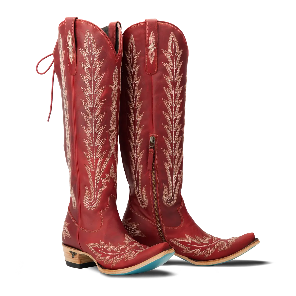 Lexington Knee High Corset - Smoldering Ruby 1