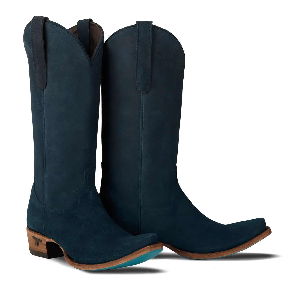 Emma Jane Boot - Navy Suede 1