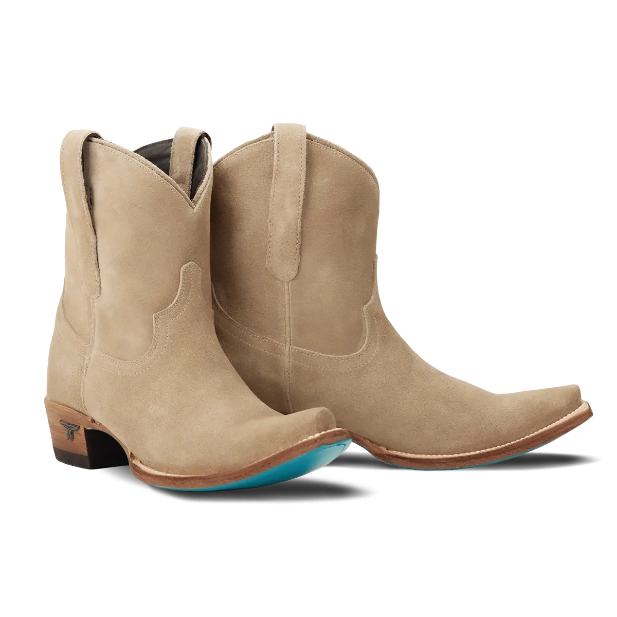 Emma Jane Bootie - Latte Suede 1