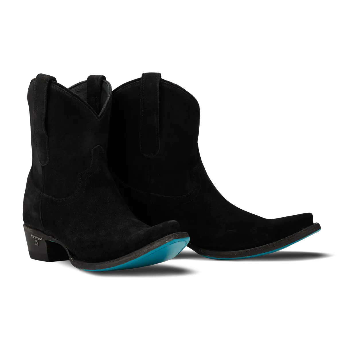 Emma Jane Bootie - Soft Black Suede 1