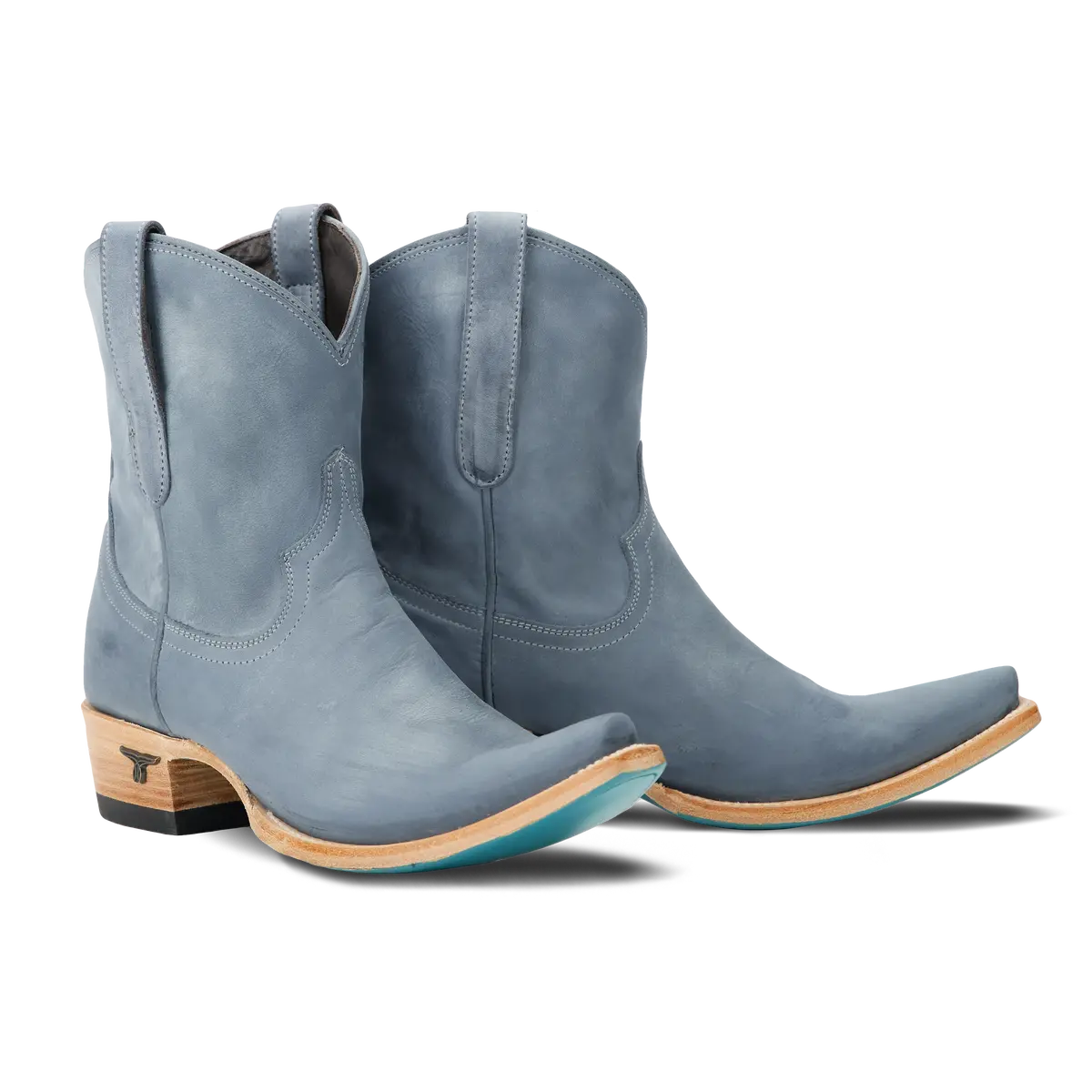 Emma Jane Bootie - Washed Denim 1