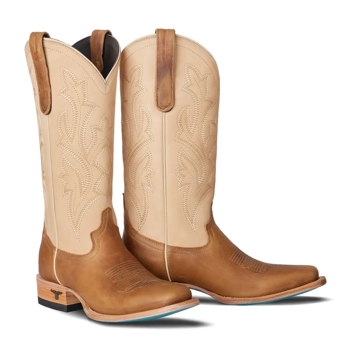 Classic Square Boot - Desert Clay & Pale Ivory 1