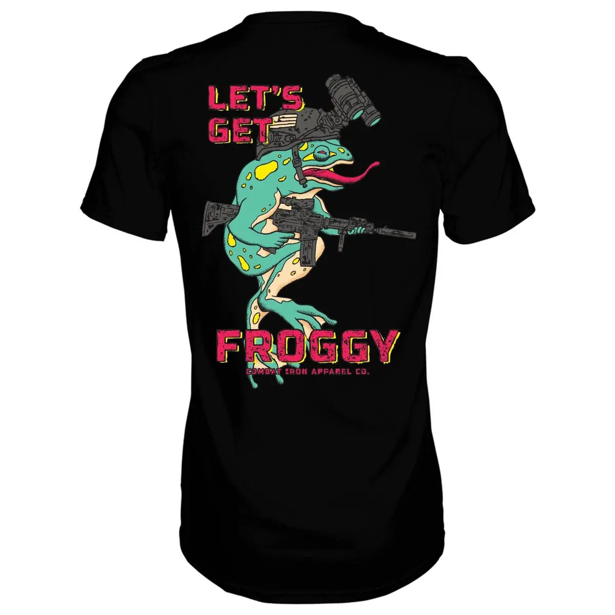 Let's Get Froggy Operator Style Men's  T-Shirt 1