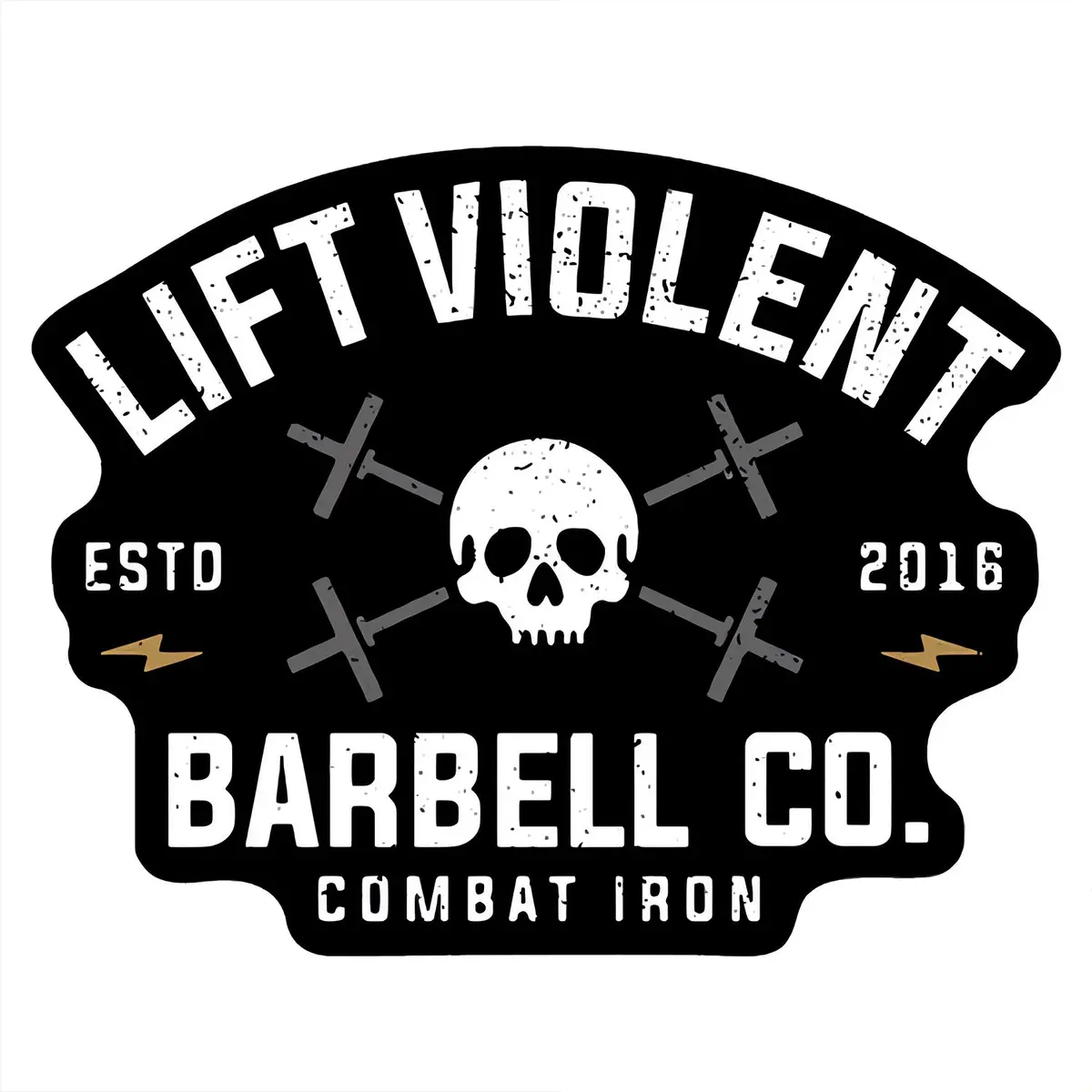 Lift Violent Barbell Co. Decal 1