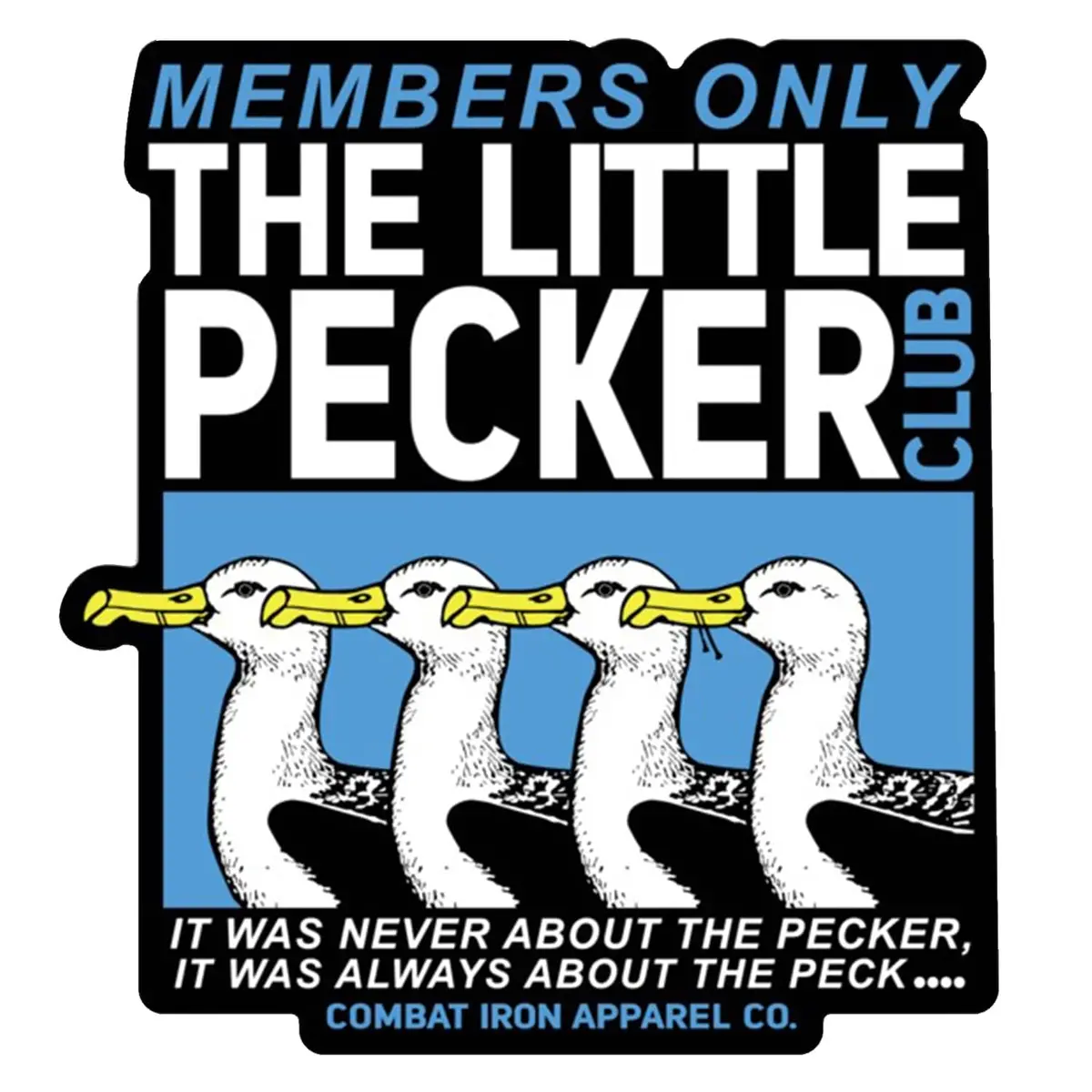 Little Pecker Club Only Members Decal 1