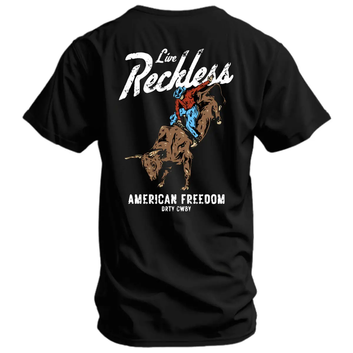 Live Reckless Men's T-Shirt 1
