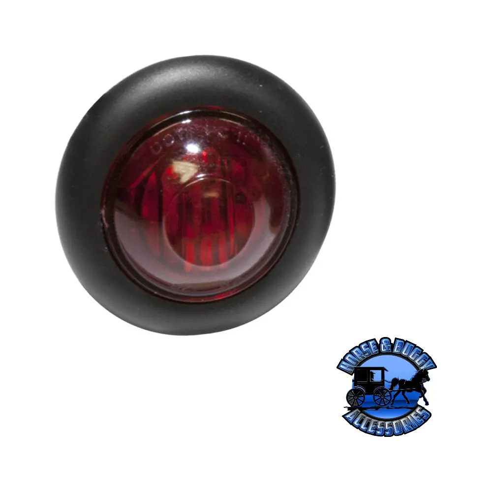M181r-Bt2 3/4" Red Led Marker/ Clearance, Pc-Rated, Round Bulk Pack 1