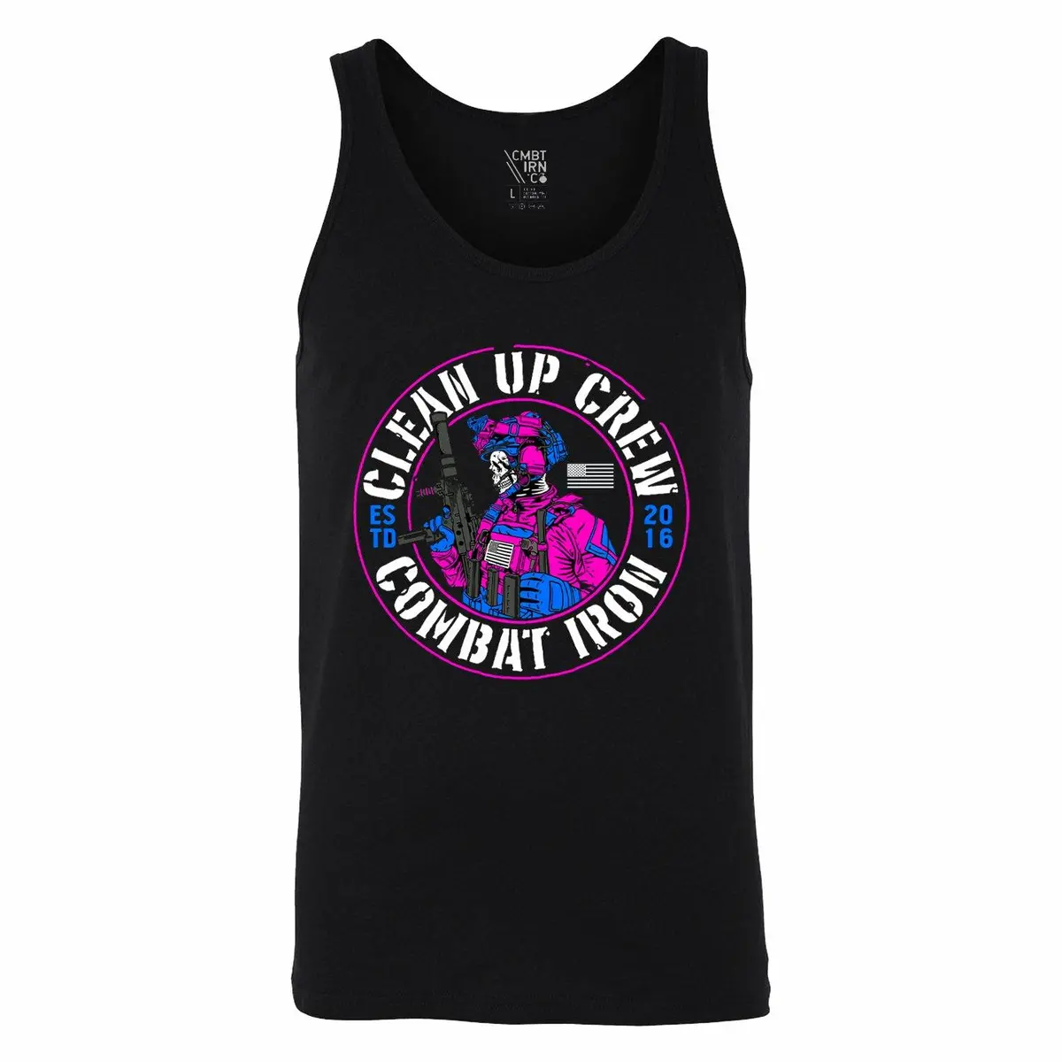 Clean Up Crew Operator Skull Men's Tank 1