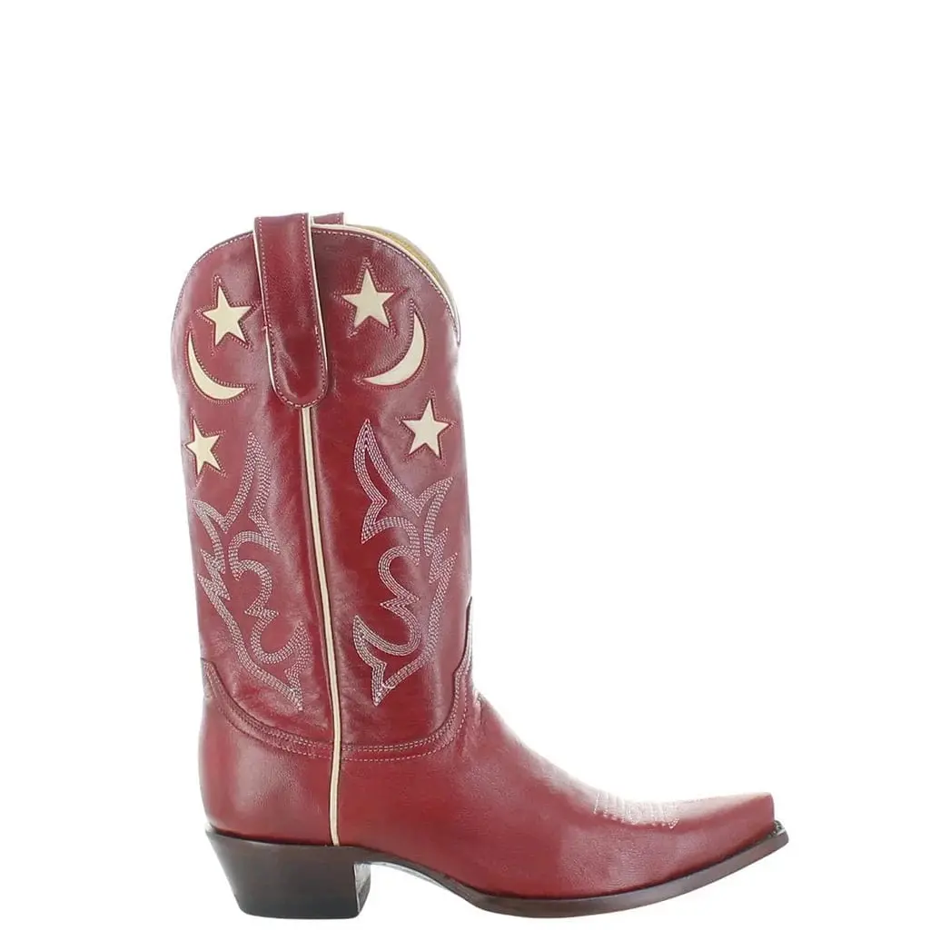Moon Classic In Red | Yippee Ki Yay Western Boots | Bourbon Cowgirl 1