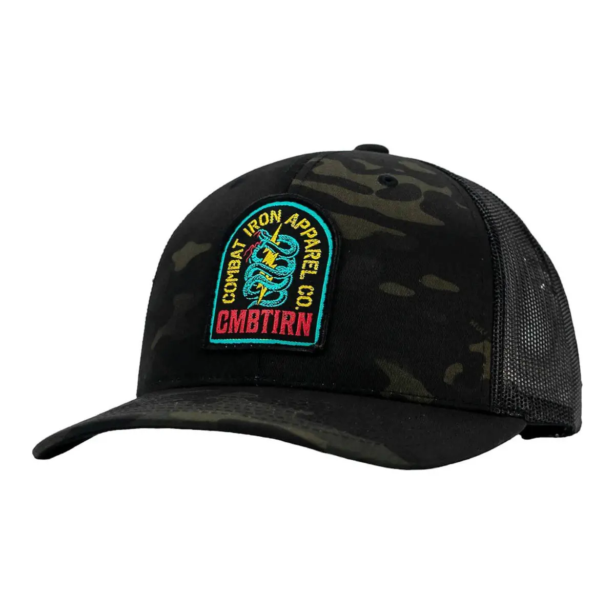 Neon Defender Patch Snapback Hat 4