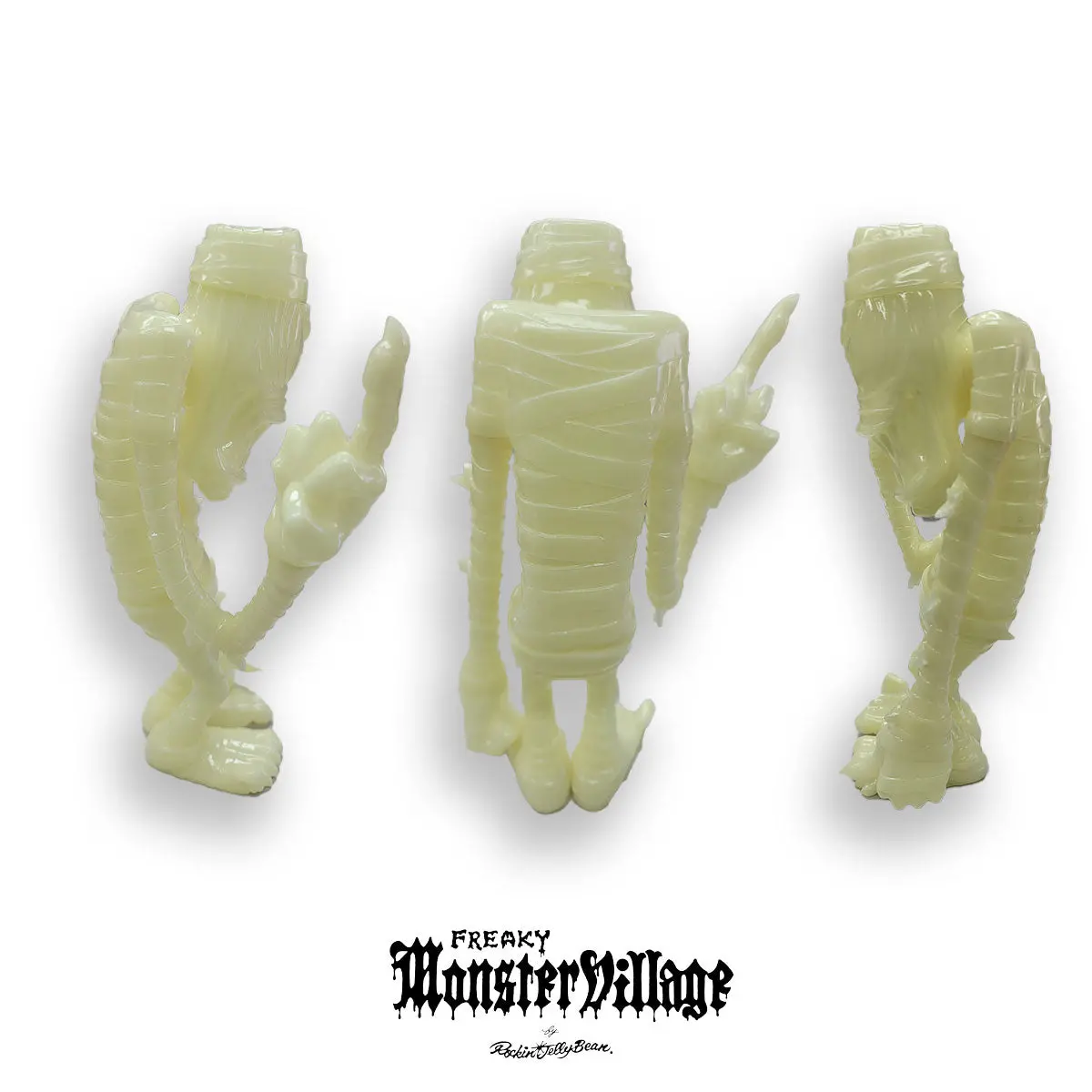 -Freaky Monsters Village- "Mummie Man" Soft Vinyl Toy 2